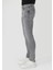 035 Ryan Skinny Fit Yüksel Bel Dar Paça Erkek Gri Jean Pantolon 5