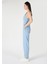 Regular Fit Kadın Mavi Jean Pantolon 5