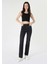 Slim Fit Kadın Siyah Atlet 3