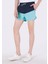 Slim Fit Düz Erkek Yeşil Deniz Şortu 4