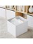 2 Adet Çok Amaçlı Düzenleyici Kutu 33 x 38 x 33 Ikea 2'li Set Saklama Kutusu Gri-Beyaz Polyester 2