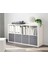 2 Adet Çok Amaçlı Düzenleyici Kutu 33 x 38 x 33 Ikea 2'li Set Saklama Kutusu Gri-Beyaz Polyester 5