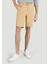 Chino Fit Orta Bel Camel Erkek Şort 3