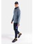 Comfort Fit Erkek Mavi Sweatshirt 3