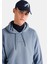 Comfort Fit Erkek Mavi Sweatshirt 4