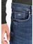 044 Karl Straight Fit Düşük Bel Düz Paça Erkek Lacivert Jean Pantolon 5