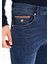 040 Alex Skinny Fit Düşük Bel Dar Paça Erkek Koyu Mavi Jean Pantolon 5