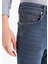 035 Ryan Skinny Fit Yüksel Bel Dar Paça Erkek Koyu Mavi Jean Pantolon 5