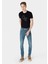044 Karl Straight Fit Düşük Bel Düz Paça Erkek Yeşil Jean Pantolon 3