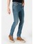 044 Karl Straight Fit Düşük Bel Düz Paça Erkek Yeşil Jean Pantolon 4
