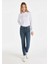 703 Carla Slim Fit Orta Bel Düz Paça Kadın Mavi Jean Pantolon 1