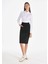 Slim Fit Kadın Siyah Etek 1