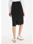 Slim Fit Kadın Siyah Etek 2