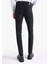 Slim Fit Düşük Bel Dar Paça Erkek Siyah Jean Pantolon 2