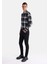 Skinny Fit Düşük Bel Dar Paça Erkek Siyah Jean Pantolon 3