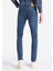 044 Karl Regular Fit Düşük Bel Düz Paça Mavi Erkek Pantolon 2