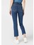 771 Emery Regular Fit Yüksel Bel Kısa Ispanyol Paça Kadın Denim Jean Pantolon 2