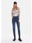 891 Maya Slim Fit Orta Bel Daralan Paça Kadın Mavi Jean Pantolon 1