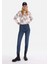 891 Maya Slim Fit Orta Bel Daralan Paça Kadın Mavi Jean Pantolon 3