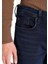 041 Danny Slim Fit Düşük Bel Dar Paça Erkek Koyu Mavi Jean Pantolon 5