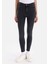 759 Lara Skinny Fit Orta Bel Dar Paça Kadın Siyah Jean Pantolon 4