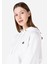 Regular Fit Baskılı Beyaz Kadın Sweatshirt 4