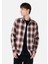 Slim Fit Turuncu Erkek Uzun Kol Gömlek 1