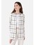 Regular Fit Shirt Neck Kadın Bej Uzun Kol Gömlek Cl1067149 1