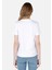 Regular Fit Yuvarlak Yaka Kadın Beyaz Kısa Kol Tişört Cl1066640 2