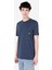 Regular Fit Yuvarlak Yaka Erkek Mavi Kısa Kol Tişört Cl1066740 1