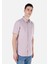 Regular Fit Shirt Neck Düz Erkek Pembe Kısa Kol Gömlek Cl1066928 1