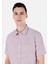 Regular Fit Shirt Neck Düz Erkek Pembe Kısa Kol Gömlek Cl1066928 4