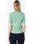 Slim Fit Bisiklet Yaka Yeşil Kadın Kazak 2