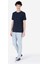Regular Fit Yuvarlak Yaka Erkek Lacivert Kısa Kol Tişört Cl1067706 3