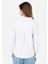 Regular Fit Shirt Neck Kadın Beyaz Uzun Kol Gömlek CL1067671 2
