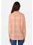 Relaxed Fit Shirt Neck Kadın Turuncu Uzun Kol Gömlek Cl1067672 2