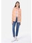 Relaxed Fit Shirt Neck Kadın Turuncu Uzun Kol Gömlek Cl1067672 3