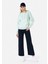 Regular Fit Basic Yeşil Kadın Sweatshirt 3