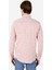 Slim Fit Shirt Neck Kareli Erkek Turuncu Uzun Kol Gömlek Cl1067571 2