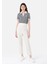 Regular Fit Orta Bel Kadın Ekru Eşofman Altı Cl1068104 1