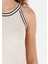 Regular Fit Kadın Ekru Kolsuz Elbise Cl1068052 5