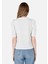 Regular Fit Yuvarlak Yaka Kadın Beyaz Kısa Kol Tişört Cl1068089 2