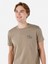Regular Fit Yuvarlak Yaka Erkek Gri Kısa Kol Tişört Cl1068195 4
