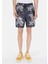 Slim Fit Erkek Siyah Deniz Şortu 4