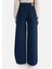985 Lori Normal Kesim Yüksek Bel Geniş Paça Mavi Kadın Pantolon CL1068703_Q1.V1_DN43179 2