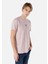 Regular Fit Yuvarlak Yaka Erkek Pembe Kısa Kol Tişört Cl1068540 1