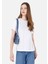 Regular Fit Yuvarlak Yaka Kadın Beyaz Kısa Kol Tişört Cl1068563 1