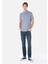 044 Karl Straight Fit Düşük Bel Düz Paça Erkek Mavi Jean Pantolon 1