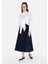 Midi Skirt Kadın Lacivert Etek Cl1068921 1
