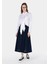 Midi Skirt Kadın Lacivert Etek Cl1068921 3